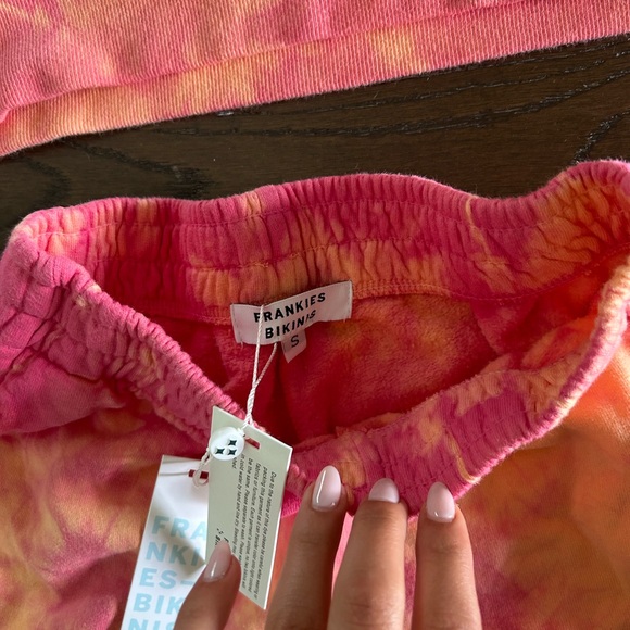 Frankie's Bikinis Pink and Orange Tie-Dye Set - Picture 3 of 5